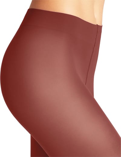 FALKE Pure Matt eenkleurig materiaal ondoorzichtig 50 DEN panty dames rood - maat S-M