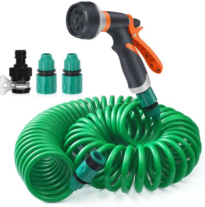 Unyqoos® Complete set flexibele tuinslang met 8 functies voor tuinieren en reiniging