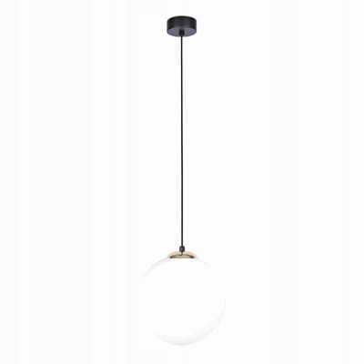 ISLA Hanglamp 30cm Wit Glazen Kap - Kaja K-4912
