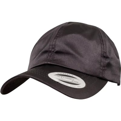 Flexfit - Low Profile Satin Cap black one size Pet - Zwart