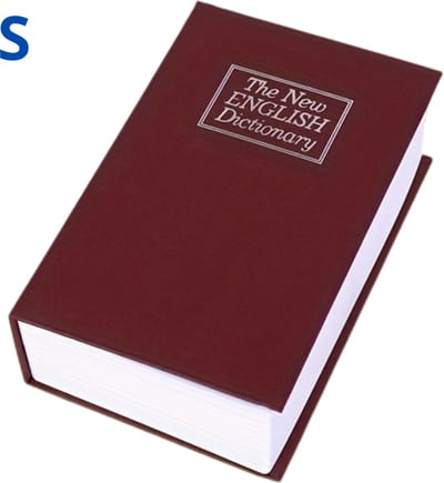 Bovista Spaarpot Met Slot - Geldkistje Met Gleuf - Met Sleuteltje - Met Slotje - Geheime Kluis - Verborgen Kluis - Stash Can - Stash Secret - Geheime Opbergruimte - Rood & Klein