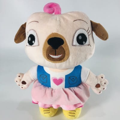 Nieuwe Knabbel en Babbel Pluche Speelgoed Pop Knuffeldier Cartoon Mopshond en Muis Pluche Speelgoed Voor Verjaardag Kerstcadeau
