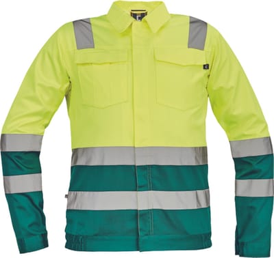 Cerva VALENCIA high-vis jas 03510010 - HV Geel/Groen - 52