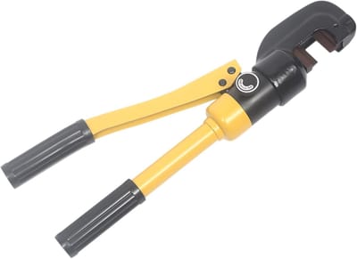 Hydraulische Staalsnijder - Handgereedschap Betonstaal - Bouwwerkzaamheden Uitvoeren - 13 Ton Snijkracht - Tot 22mm Doorsnede - Geel Zwart