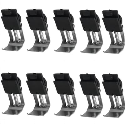 10 Stuks Onderbouw Spoelbak Clips voor Keuken en Badkamer - Verstelbare Montagebeugels