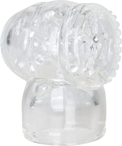 EasyToys Wand Collection – Opzetstuk Met Masturbator - Clear