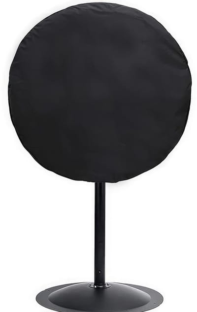 Dailygoods - Waterdichte Ventilatorhoes voor Buiten, Zwart Polyester