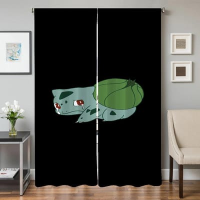 Huisinterieur Keukengordijnen voor Woonkamer 2 Stuks Verduisterende Gordijnen Deurgordijn P-pokemon-n Scheidingswand Slaapkamerdecoratie W50xH70cmx2pcs-CL