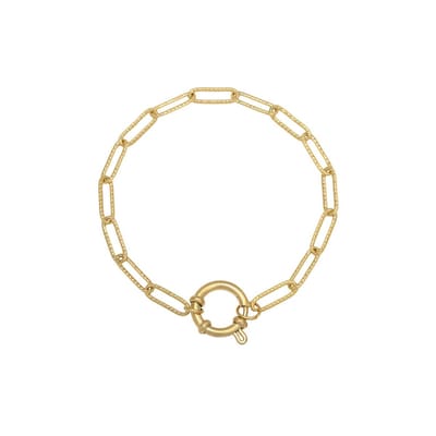 Armband Chain Beau | RVS (verkleurt niet) | Goudkleurig | Cadeau voor haar | Moederdag