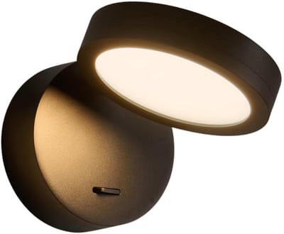 Kosilum - Kechia - Wandlamp - Zwart - Metaal, acryl en aluminium