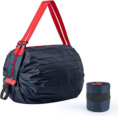 LERANXIN Strandtas, waterdicht, nylon opvouwbare boodschappentas, verstelbare draagtas met ritssluiting, geschikt voor - ShopVlot