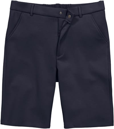 Men Plus - Heren - Chino-bermuda Bilbao FLEXLASTIC® tailleband tot 8XL - Navy blauw - Maat L