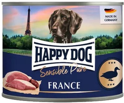 Happy Dog Sensible Pure France - Eend - 12 x 800 g