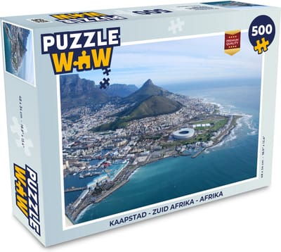 Puzzel Kaapstad - Zuid afrika - Afrika - Legpuzzel - Puzzel 500 stukjes