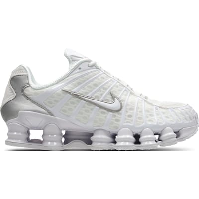 Nike Shox TL - Heren Sneakers Sportschoenen Schoenen Wit Zilver AV3595-100