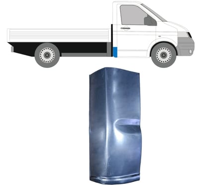 Reparatiepaneel achter hoek voor Volkswagen Transporter T5 2003-2015 / Rechts