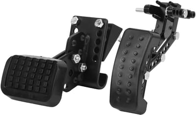 Store_8 - Universele Auto Gas Rempedaal Extender - Verlengstuk voor Rempedaal - Staal en Legering - Antislip Design - Verstelbare Hoogte - Geschikt...