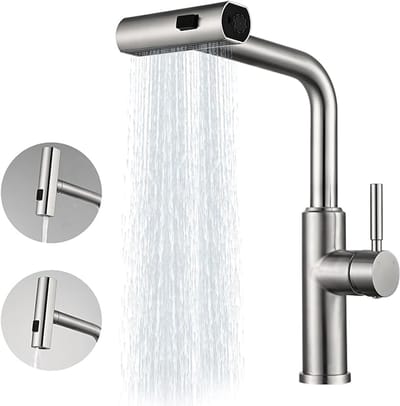 Home & Marker - 360° Kraanverlenger - 3-in-1 Sproeikop - Universeel - Waterbesparing - TORRENTIA