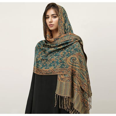 Pashmina Boheemse Hijab Sjaal Lange Moslim Kasjmier Sjaal Vrouwen Foulard Zachte Tulband Hoofdbanden Winter Dames Hoofdband Luxe gray