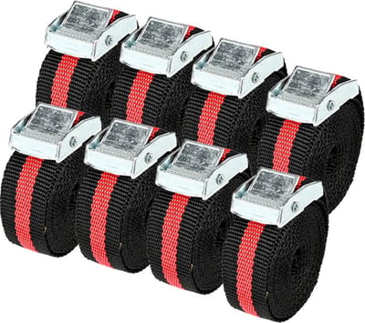 Benson Spanbanden - 8x - 2,5 meter - voor dekzeilen/aanhanger/transport bus - spanband