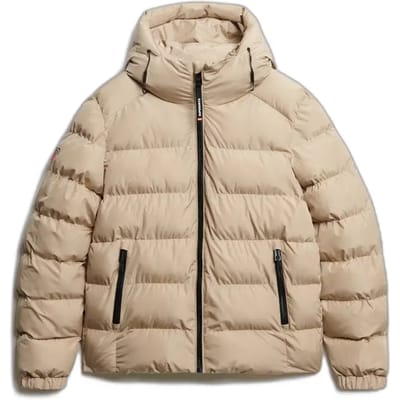 Superdry Hooded Sports Puffer Winterjas Heren - Maat S