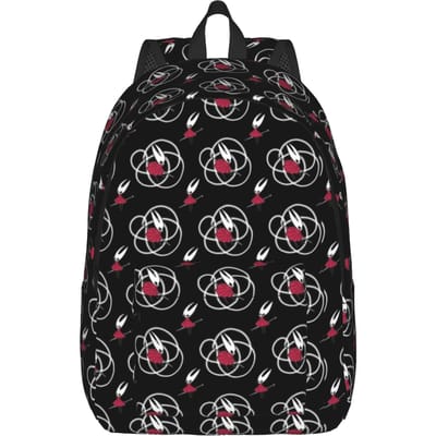 Sac à dos classique à motif Hollows Knights Sac à dos d'extérieur pour le lycée, pour le jour du jeu, pour hommes et femmes Sacs en toile pour ordinateur portable M