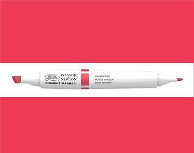 Winsor and Newton Pigment Marker Winsor Red 0202/726