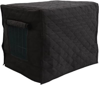 Hondenkooi Hoezen - Kennel Beschermhoes - Buiten Bescherming - Waterdicht Ademend - 49 x 31 x 33 inch - Zwart