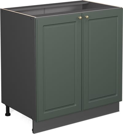 Vicco Fame-Line Keukenonderkast – 80 cm met legplank, zonder werkblad Groen-Goud Landhuis