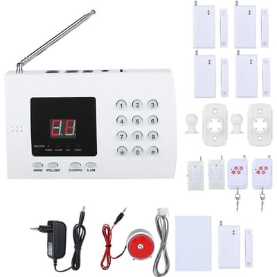 433MHz Draadloze Automatische Kiezer Rookmelder Huis Inbreker Inbreker Alarm Beveiligingssysteem