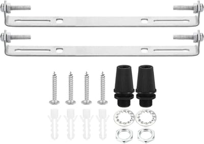 Verlichting Set voor Plafondmontage 170 mm - Bevestigingsbeugel, Staal, Wandlamp Accessoires voor Thuis en Kantoor