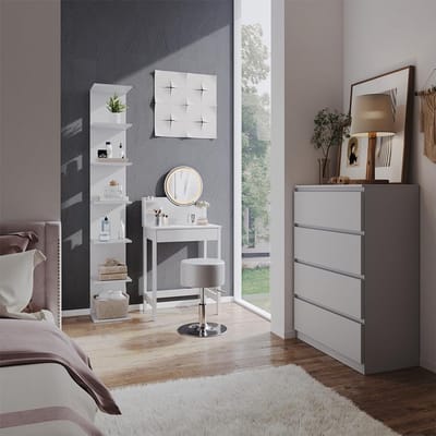 Kaptafel met LED Spiegel en Lade