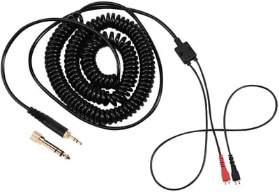 Vervangende Spiraalkabel voor HD 25 Hoofdtelefoons - Compatibel met HD 560, 540, 480 en 430 - Duurzaam en Flexibel Ontwerp