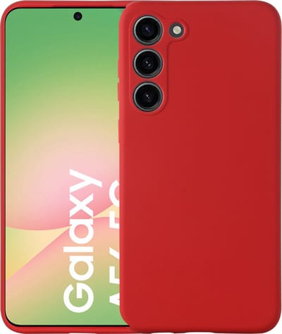 Hoesje geschikt voor Samsung Galaxy A56 hoesje zacht siliconen- Arara backcover - Rood