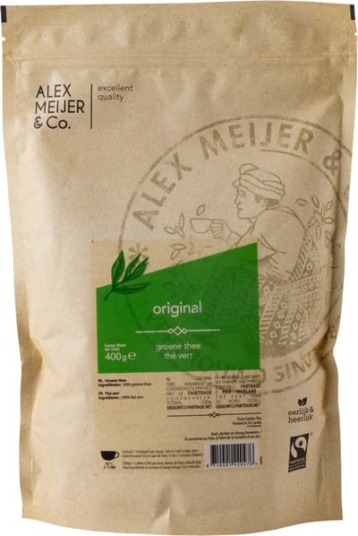 Alex Meijer Thee los groen original, FT - Zak 400 gram