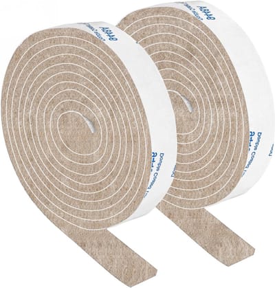 Zelfklevende Viltstrips voor Meubels - Beige Antikras Bescherming voor Vloeren