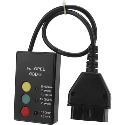 OBD2 Olie Service Inspectielamp Reset Diagnostisch Hulpmiddel Auto Reparatie Hulpmiddel Vervanging voor OPEL Astra black