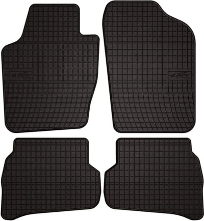 Wielganizator SolidPRO Serie - Zwarte Automattenset - Voor Volkswagen Polo V - 2009-2017 - Gemodelleerd