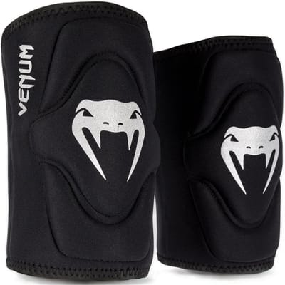 Venum Knee Protection Kontact Gel Kneepads Zwart Zilver - XS