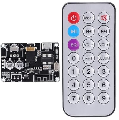 Store_9 - Bluetooth Audio Receiver - Met Afstandsbediening - Krachtige Stereo Power Amplifier - Geschikt voor muziekstreaming - Draadloze audio - C...