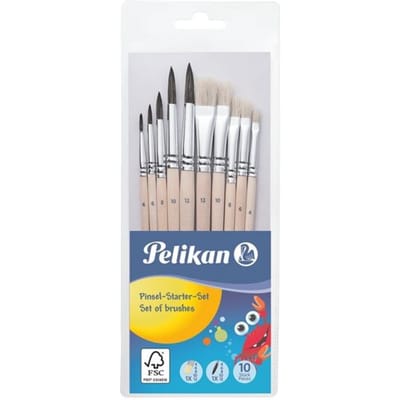 Pelikan Starterset 10 penselen - griffix - in etui