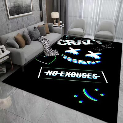 Tapis de zone de jeu vidéo de dessin animé pour salon, chambre d'enfant, canapé, cuisine, décoration d'Halloween, tapis de sol antidérapants pour enfant 50X80CM