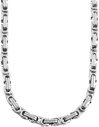 AKZENT Akzent heren ketting "Vissam" Zilver - schakelketting - nikkelvrij - dames & heren -