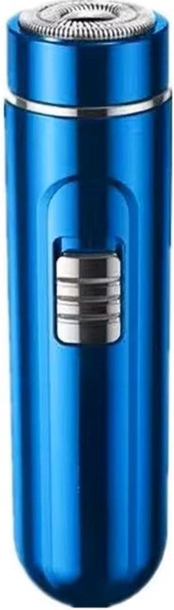 Krachtige Mini Scheerapparaat voor Dames en Heren - Gezicht en Lichaamshaar Trimmer - Usb Oplaadbare Shaver - Draagbaar en Lichte Reis editie - Kleur Blauw