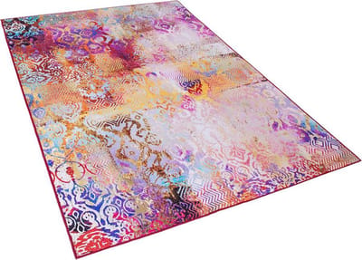 ISPARTA - Laagpolig vloerkleed - Multicolor - 140 x 200 cm - Polyester