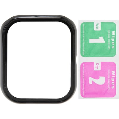 Beschermhoes voor Horloge PC Gehard Glas Volledige Dekking Horlogeschermhoes voor Haylou RS4 Zwart zwart