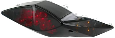 Achterlicht STR8 black line LED met knipperlichten Peugeot Speedfight 3 smoke