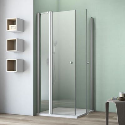 GEO maw flex corner entry 3-piece with swing and ST left, 80 x 80 cm AE21080802360