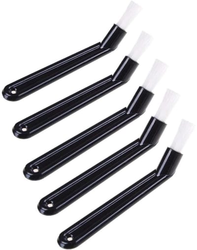 QTTVBTNA - 5 Stuks Koffie Reinigingsset - Espresso Schoonmaakborstels voor Koffiemachine en Molen - Nylon Borstels zonder Krassen - Professioneel Onderhoudsgereedschap voor Keuken & Horeca