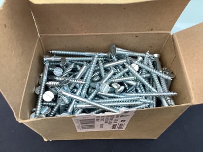 HOUTSCHROEF gleufkop. platkop 4.0x50mm. Lang. Verzinkt 200 stuks DeltafiX